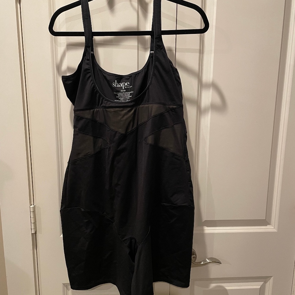 Lane Bryant Cacique Open Bust Thigh Shaper Body Suit